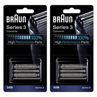 Braun 32B-2PACK Foil and Cutter Cassette  2 Pack