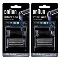 Braun 3600FC Foil and Cutter Combination, 2 Pack