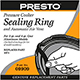 Presto 09909 4Qt. Pressure Cooker Sealing Ring w/Air Vent